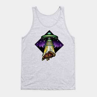 Pizza Abduction Tank Top